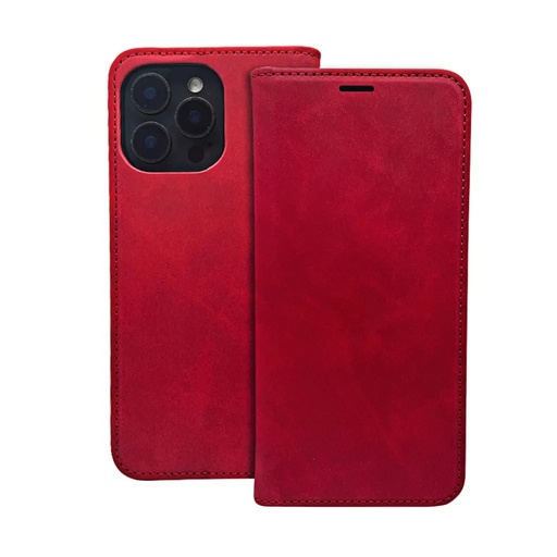 Preklopna maska Suede (Samsung A17/A26, crveno)