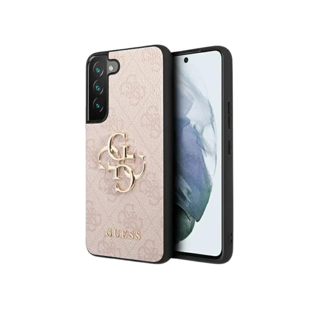 Guess Phone Case 4G Pattern Metal Logo