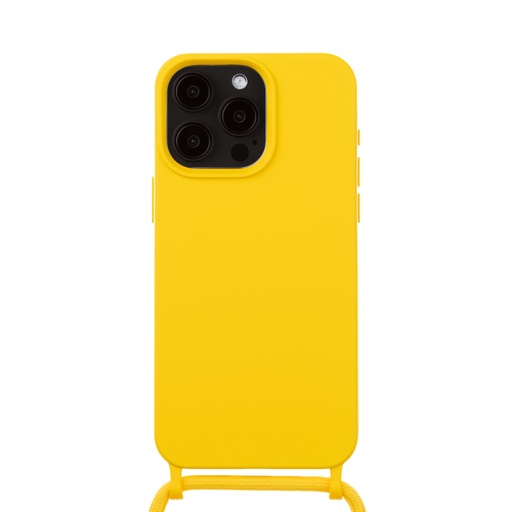 Phone Case Monochrome Cord (iPhone 13 Pro, yellow)