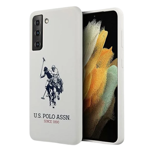 U.S. Polo Assn. maska Horse Logo Liquid (Samsung S21, bijelo)