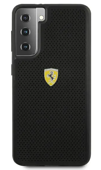 Ferrari Phone Case Metal Logo Perforated