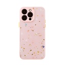 Phone Case Golden Particles Confetti Hearts