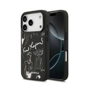 Karl Lagerfeld maska MagSafe Grained Sketch Pattern